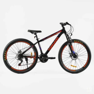 Велосипед Спортивний Corso 27.5 дюймів «TORNADO» TR-27029 (1) рама сталева 15.5, перемикачі Shimano, 21 швидкість, зібраний на 75 - Інтернет-магазин спільних покупок ToGether