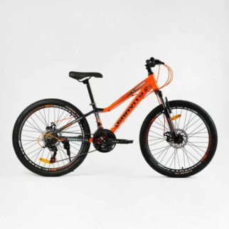 Велосипед Спортивний Corso «Gravity» 24" дюйми GR-24005 (1) рама алюмінієва 12, обладнання Shimano 21 швидкість, зібран на 75 - Інтернет-магазин спільних покупок ToGether