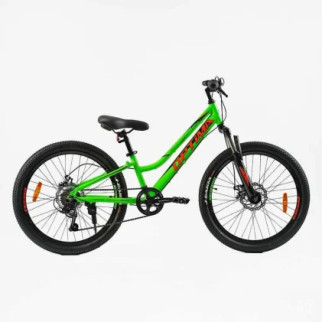 Велосипед Спортивний Corso «OPTIMA» 24" дюйми TM-24355 (1) рама алюмінієва 11'', обладнання Shimano RevoShift 7 швидкістей, зібраний на 75 - Інтернет-магазин спільних покупок ToGether