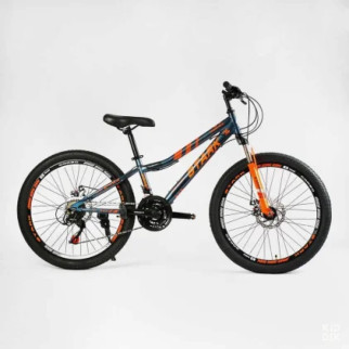 Велосипед Спортивний Corso «STARK» 24" дюйми SK - 24520 (1) рама сталева 12'', 21 швидкість SAIGUAN, зібраний на 75 - Інтернет-магазин спільних покупок ToGether
