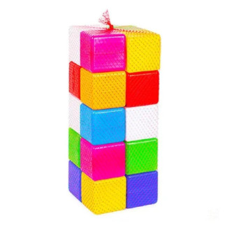 гр Кубик кольоровий в сітці 111/2 (4) 20 куб. "BAMSIC" - Інтернет-магазин спільних покупок ToGether