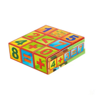 гр Набір кубиків "Математика" 0429 (21) "BAMSIC", 9 кубиків - Інтернет-магазин спільних покупок ToGether