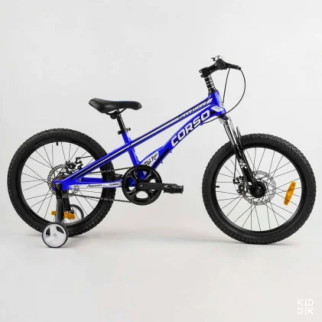 Дитячий магнієвий велосипед 20'' CORSO «Speedline» MG-39427 (1) магнієва рама, дискові гальма, додаткові колеса, зібраний на 75 - Інтернет-магазин спільних покупок ToGether