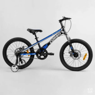 Дитячий магнієвий велосипед 20'' CORSO «Speedline» MG-64713 (1) магнієва рама, дискові гальма, додаткові колеса, зібраний на 75 - Інтернет-магазин спільних покупок ToGether