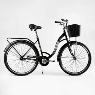 Велосипед міський Corso «FORTUNA» 28 FR-6788 (1) одношвидкісний, сталева рама 20, корзина, багажник - Інтернет-магазин спільних покупок ToGether
