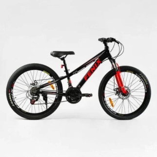 Велосипед Спортивний Corso 24" дюйми «Fenix» FX-24016 (1) рама алюмінієва 11, обладнання Saiguan 21 швидкість, зібран на 75 - Інтернет-магазин спільних покупок ToGether