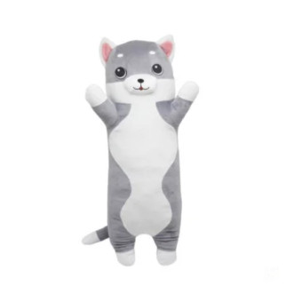 Іграшка-обіймашка "Сірий котик", 70 см - Інтернет-магазин спільних покупок ToGether