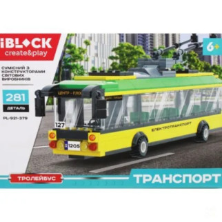 Конструктор "IBLOCK: Тролейбус", 281 деталь - Інтернет-магазин спільних покупок ToGether