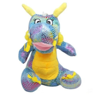 Мяка іграшка "Дракон", блакитний (30 см) - Інтернет-магазин спільних покупок ToGether