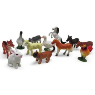 Набір фігурок "Свійські тварини" (12 шт) - Інтернет-магазин спільних покупок ToGether