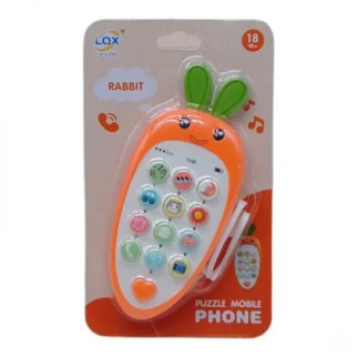 Розвиваюча іграшка "Морковка-телефон" (помаранчева) - Інтернет-магазин спільних покупок ToGether