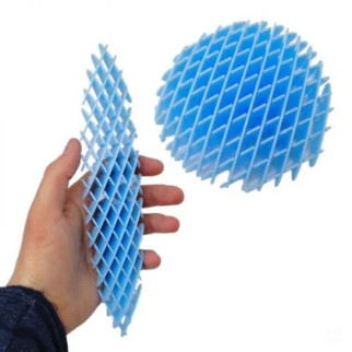 Іграшка-антистрес "Губка для рук: Fidget Worm" (блакитна) - Інтернет-магазин спільних покупок ToGether