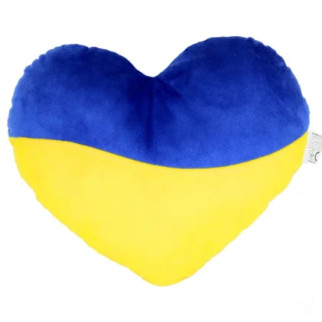 Іграшка м'яконабивна Серце МС 180402-03 жовто-блакитне - Інтернет-магазин спільних покупок ToGether