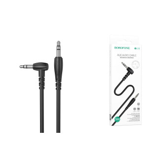 Аудiо-кабель BOROFONE BL10 AUX audio cable 1m Black (BL10-1B) - Інтернет-магазин спільних покупок ToGether