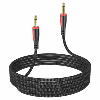 Аудiо-кабель BOROFONE BL14 AUX audio cable(L=2M) Black (BL14B2) - Інтернет-магазин спільних покупок ToGether