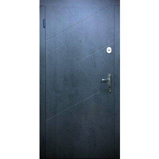 Двері Ф1 Вікторія метал 2050*960 ліві бетон сірий - Інтернет-магазин спільних покупок ToGether