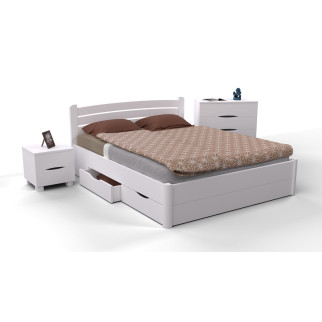 Ліжко Софія з ящиками 1800*2000, біла - Інтернет-магазин спільних покупок ToGether