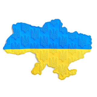 Велкро панель для шевронів Мапа України жовто-блакитна - Інтернет-магазин спільних покупок ToGether