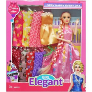 Лялька з гардеробом "Elegant girl" (10 нарядів) - Інтернет-магазин спільних покупок ToGether