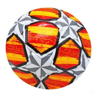 Мяч футбольний 5 "Stars", помаранчевий - Інтернет-магазин спільних покупок ToGether