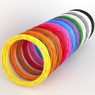 Пластик до 3D ручки. Еко 3D-пластик PLA. Набір з 20 кольорів. OA-893 (200 метрів) - Інтернет-магазин спільних покупок ToGether