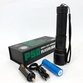Потужний акумуляторний лід ліхтарик Bailong BL-Z01-P50 / Кишеньковий ліхтар із usb зарядкою / Супер DS-702 яскравий ліхтарик - Інтернет-магазин спільних покупок ToGether