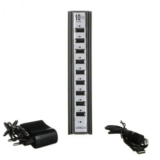 Хаб пристрій USB HUB 10 портів / Usb розгалужувач для зарядки / GD-955 Розгалужувач юсб - Інтернет-магазин спільних покупок ToGether