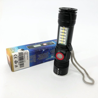 Потужний кишеньковий ліхтар SY-1903C-P50+SMD+RGB Alarm | Ліхтарик світлодіодний для туриста Ліхтар NQ-391 ручний потужний - Інтернет-магазин спільних покупок ToGether