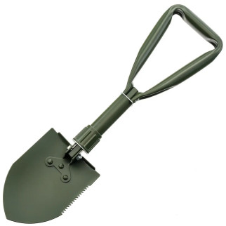 Лопата туристична багатофункціональна Shovel 009, міні лопата для кемпінгу, саперна лопата. KE-991 Колір: зелений - Інтернет-магазин спільних покупок ToGether