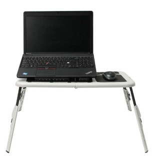 Складаний столик для ноутбука LD-09 E-Table, столик з охолодженням 2 GR-968 USB кулера - Інтернет-магазин спільних покупок ToGether