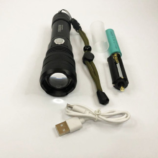 Ліхтар P512-HP50, ЗУ micro USB, 1x18650/3xAAA, zoom, потужний ручний ліхтарик, кишеньковий JM-651 міні ліхтар - Інтернет-магазин спільних покупок ToGether