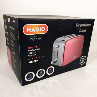 Тостер Magio MG-286, тостер для 2 грінок, електричний FS-974 горизонтальний тостер - Інтернет-магазин спільних покупок ToGether