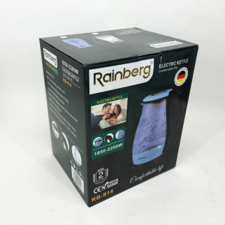 Чайник прозорий з підсвічуванням Rainberg RB-914 / Електронний чайник / YK-801 Маленький електрочайник - Інтернет-магазин спільних покупок ToGether