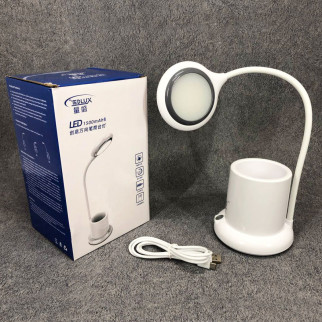 Настільна лампа акумуляторна на гнучкій ніжці з органайзером YW-855 Tedlux TL-1006 - Інтернет-магазин спільних покупок ToGether