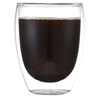 Набір склянок із подвійним дном Con Brio CB-8330-2 300 мл 2 шт, прозорі чашки з PL-114 подвійними стінками - Інтернет-магазин спільних покупок ToGether