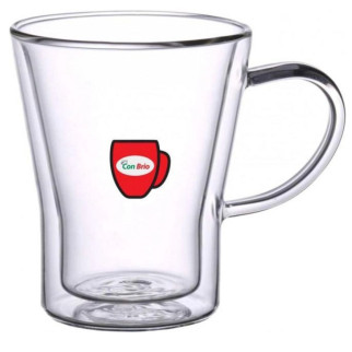 Подвійна склянка для кави Con Brio CB-8535-2 350 мл 2 шт | Набір склянок з PT-768 подвійними стінками - Інтернет-магазин спільних покупок ToGether