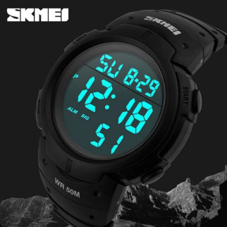 Протиударний годинник SKMEI 1068BK | Армійський годинник | Годинники наручні AT-276 електронні тактичні - Інтернет-магазин спільних покупок ToGether