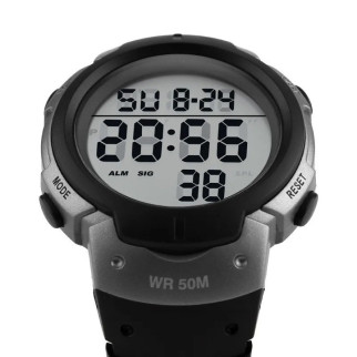 Годинник наручний чоловічий SKMEI 1068TN, брендовий чоловічий годинник, годинник чоловічий спортивний. XC-441 Колір: титан - Інтернет-магазин спільних покупок ToGether