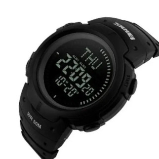 Годинник наручний чоловічий SKMEI 1231BK, брендовий чоловічий годинник, модний чоловічий годинник. AO-209 Колір: чорний - Інтернет-магазин спільних покупок ToGether