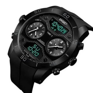 Військовий чоловічий наручний годинник зелений SKMEI 1355BK | Годинник спортивний | TK-773 Тактичний годинник - Інтернет-магазин спільних покупок ToGether