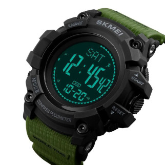 Водонепроникний чоловічий годинник SKMEI 1356AG, Водостійкий тактичний годинник, Годинник QW-906 для військовослужбовців - Інтернет-магазин спільних покупок ToGether