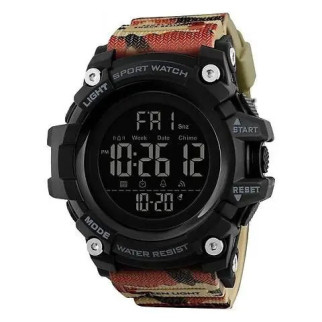 Годинник наручний чоловічий SKMEI 1384CMRD CAMOUFLAGE, фірмовий спортивний годинник. LX-731 Колір: камуфляж - Інтернет-магазин спільних покупок ToGether