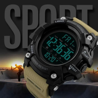 Наручний годинник skmei електронний SKMEI 1384KH | Військовий тактичний годинник | Годинник MC-181 чоловічий спортивний - Інтернет-магазин спільних покупок ToGether