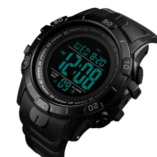 Годинник наручний чоловічий SKMEI 1475BK BLACK | Військовий чоловічий наручний годинник зелений | Годинник XN-210 скмей чоловічий - Інтернет-магазин спільних покупок ToGether