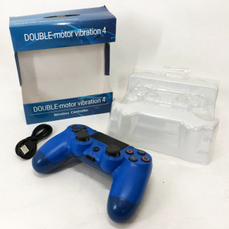 Джойстик DOUBLESHOCK для PS 4, бездротовий ігровий геймпад PS4/PC акумуляторний джойстик. KX-909 Колір синій - Інтернет-магазин спільних покупок ToGether