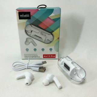 Навушники з мікрофоном Air13 Pro Bluetooth, Хороші бездротові навушники, OK-533 Сенсорні навушники - Інтернет-магазин спільних покупок ToGether
