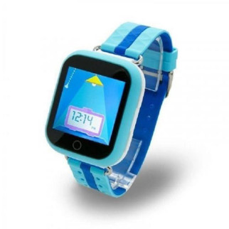 Дитячий розумний годинник з GPS Smart baby watch Q750 Blue, смарт годинник-телефон з сенсорним екраном QW-407 та іграми - Інтернет-магазин спільних покупок ToGether