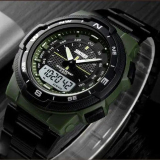 Армійський годинник SKMEI 1370AG | Військовий тактичний годинник | Годинники наручні EN-704 електронні тактичні - Інтернет-магазин спільних покупок ToGether