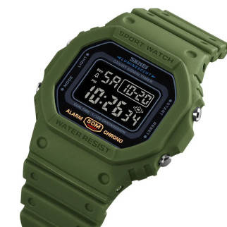 Годинник військовий чоловічий SKMEI 1628AGBK / Водонепроникний чоловічий годинник / MO-571 Годинник спортивний - Інтернет-магазин спільних покупок ToGether