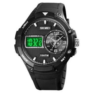 Годинник скмей чоловічий SKMEI 1761BKWT / Наручний годинник для військових / Годинник BG-296 чоловічий спортивний - Інтернет-магазин спільних покупок ToGether